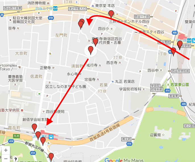 君の名は 聖地巡礼をしてみた 四ツ谷 信濃町 シバログ